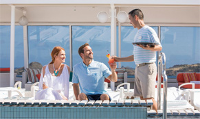 Piscina Crystal Cruises. CrucerosMediterraneo.com Piscina Crystal Cruises. CrucerosMediterraneo.com
