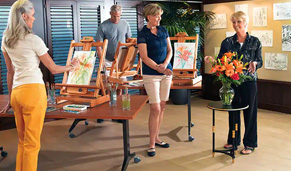 Artist Loft de Oceania Cruises. CrucerosMediterraneo.com Artist Loft de Oceania Cruises. CrucerosMediterraneo.com