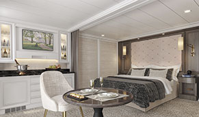 Suite de Regent Seven Seas. CrucerosMediterraneo.com Suite de Regent Seven Seas. CrucerosMediterraneo.com