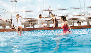 Piscina de Silversea Cruises. CrucerosMediterraneo.com Piscina de Silversea Cruises. CrucerosMediterraneo.comm