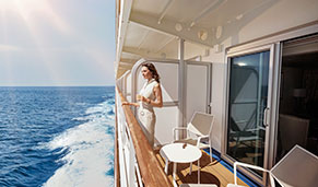 Suite de Silversea Cruises. CrucerosMediterraneo.com Suite de Silversea Cruises. CrucerosMediterraneo.com