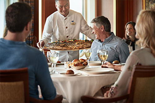 Gastronomía excelente con Princess. SoloCruceros.com