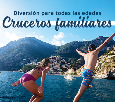 Cruceros familiares por el Mediterráneo. CrucerosMediterraneo.com