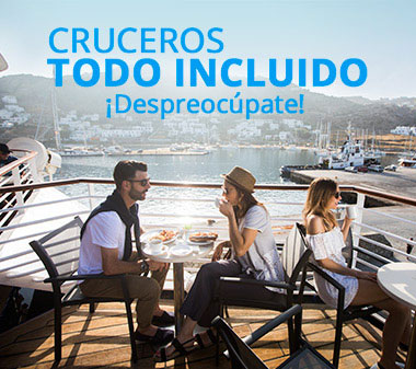 Cruceros todo incluido, piensa solo en disfrutar. CrucerosMediterraneo.com