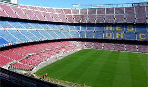 Futbol Club Barcelona estadio Camp Nou. CrucerosMediterraneo.com Futbol Club Barcelona estadio Camp Nou. CrucerosMediterraneo.com