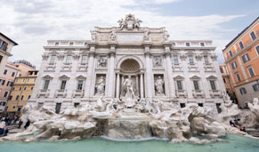 Fontana di Trevi, Roma. CrucerosMediterraneo.com Fontana di Trevi, Roma. CrucerosMediterraneo.com