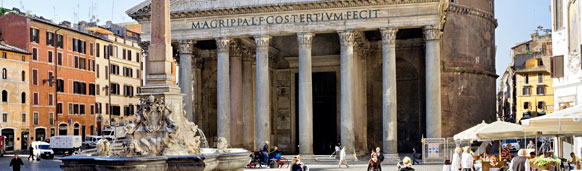 Panteón de Agripa en Roma. CrucerosMediterraneo.com Panteón de Agripa en Roma. CrucerosMediterraneo.com