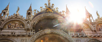 Basílica de San Marcos en Venecia. CrucerosMediterraneo.com Basílica de San Marcos en Venecia. CrucerosMediterraneo.com