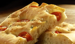 Focaccia, aperitivo típico de Venecia. CrucerosMediterraneo.com Focaccia, aperitivo típico de Venecia. CrucerosMediterraneo.com