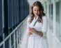 Young woman doctor with stethoscope at hospital
