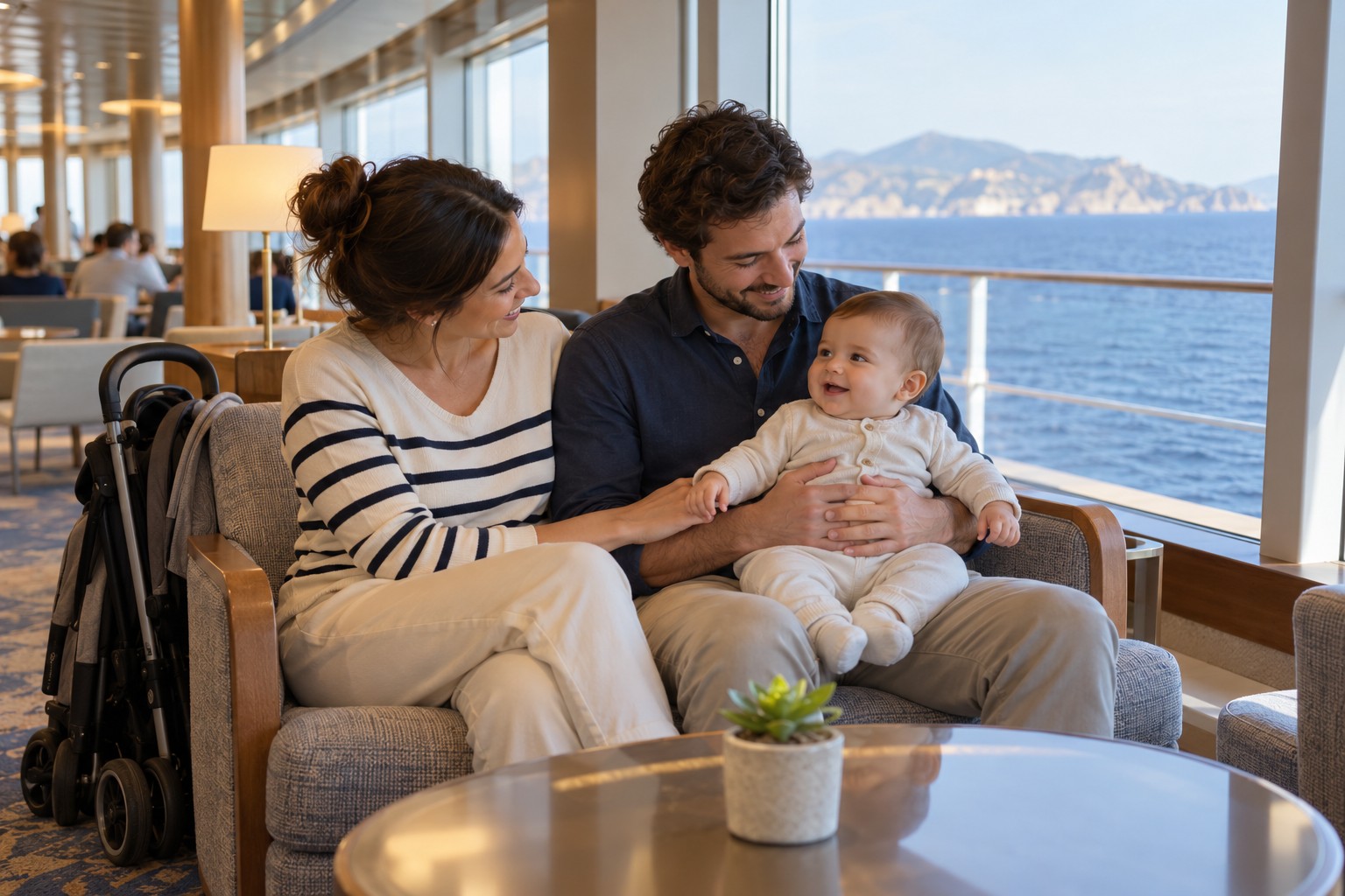 Crucero con bebé - edad mínima, documentación y servicios que conviene comprobar