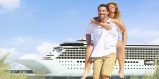 Couple Beach Cruise Vacation Holiday Leisure Summer Concept